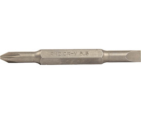 TUFF STUFF 53311 Replacement Tip For 6-In-1 Screwdriver - #2 Phillips, 1/4" Slotted, 5/16" Hex Shank