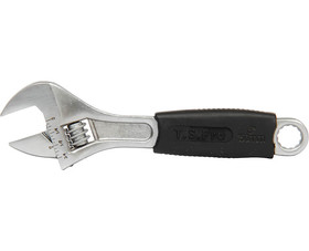 TUFF STUFF 53552 6" Adjustable Wrench With Rubber Grip