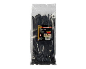 TUFF STUFF 56123 8" Black Nylon Cable Ties