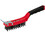 TUFF STUFF 56810 6PC. 10" Shoe Handle Wire Brush With Scraper Display