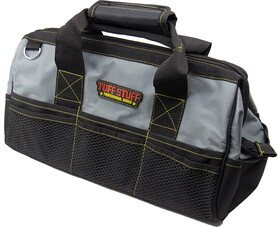 TUFF STUFF 59112 16" Polyester Fabric Tool Bag 24 Pockets With Shoulder Strip