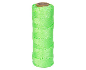 TUFF STUFF 1804NGR #18 X 275' Twisted Nylon Mason Line - Neon Green