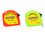 TUFF STUFF 91612 5/8" X 12' Orange and Green Neon Color Power Tape Measures - 3 of Each Color