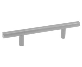 TUFF STUFF 32212 Cabinet Door/Drawer Pull Round Bar 6.75" Overall Size 96Mm Cc Satin Nickel Finish
