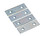 Tuff Stuff 42520 2" Mending Plate With Screws - 4 Per Card