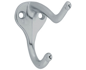 Tuff Stuff 73000 Coat and Hat Hook - Chrome Plated Carded