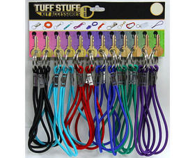Tuff Stuff 8126 Elastic Wrist Band With 1-1/8" Key Ring - Assorted Colors
