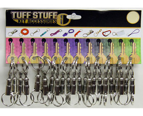 Tuff Stuff 8152 Stainless Steel Pull Apart Key Ring With 1" Key Ring