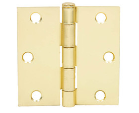 Tuff Stuff 86130 3" X 3" Butt Hinge - Brass Plated