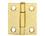 Tuff Stuff 86715 1" Utility Hinge With Screws - Brass Plated