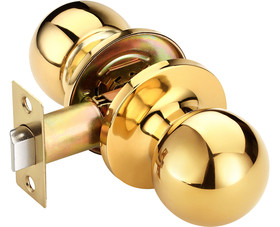 Tuff Stuff BB0203A Builder's Grade Ball Style Lockset Passage Adj. Backset Carded - US3