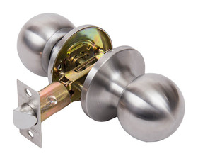 Tuff Stuff BB0226A Builder's Grade Ball Style Lockset Passage Adj. Backset Carded - 32D