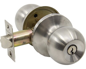 TUFF STUFF BB0426AKA3 Builder'S Grade Ball Style Lockset Ka3 Entry Boxed - 32D