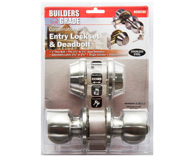 Tuff Stuff BC0626A Builder's Grade Ball Style Lockset Combo Carded - 32D