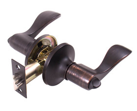 Tuff Stuff WL0310BA Wave Lever Privacy Lockset US10B Adj. Backset Carded