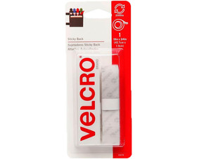 Velcro 90079 18" Sticky Back White Tape