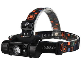 Voltec Industries 08-00605 3 Watt Rechargeable Led Head Lamp W/ Senor Function/ 325 Lumens