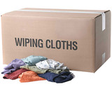 Wipe-Tex R-C2000 5 LB. Box Recycled Color Polo Rags