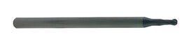 Regal Cutting Tools 090096RM 2 Flute Single End Ball Center Cutting For Rib Processing Tc Carbide End Mill 1/32 X 1/8 X 3/64 X 1-7/8 2 Flt Tc Carb Ball