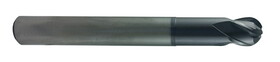 Regal Cutting Tools 090067RM 4 Flute Single End Ball Extended Reach Center Cutting Tc Carbide End Mill 4 Flt Tc Carbide Ext Rch Ball Altin