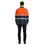 TOPTIE Embroidery Logo Custom Safety Shirt Reflective High Visibility Long Sleeve Pocket Polo Tee