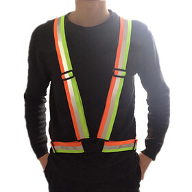 GOGO Contrast Color Cycling Reflective Belt, Reflective Running Vest / Safety Vests