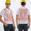 GOGO V Shape Reflective Vest High Visibility Cycling Safety Vest Running Gear, Universal Size, Pack of 5