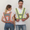 TOPTIE Custom V Shape Reflective Vest, High Visibility Safety Vest for Jogging Cycling Walking Running Gear