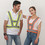 TOPTIE Custom V Shape Reflective Vest, High Visibility Safety Vest for Jogging Cycling Walking Running Gear