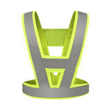 V Shape Reflective Vest High Visibility Cycling Safety Vest Running Gear, Universal Size