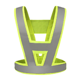 Blank GOGO V Shape Reflective Vest, High Visibility Safety Vest for Jogging / Cycling / Walking, Running Gear