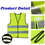 10 Pack Child Printed Customized Reflective Safety Vest Hi Vis Logo Sport Group School Personalized Preschool Uniforms