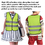 GOGO 10 Pack Child Printed Customized Reflective Safety Vest Hi Vis Logo Sport Group School Personalized Preschool Uniforms