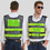 Custom Adult Industrial Mesh Safety Vest with Reflective Stripes, Break Away Safety Vest