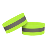 High Visibility Wristband For Running, Reflective Elastic Bands 2 Packs