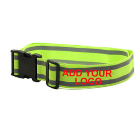 GOGO Custom High Visibility Reflective Running Belt, Reflective Tapes for Cycling Walking Marathon