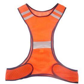GOGO Reflective Night Running Vest, Ultra thin Safety Vest High Visibility for Running, Jogging, Cycling, Hiking, Walking with Pocket and Breathable Holes