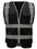 GOGO SCHOOL SAFETY Vest, 9 Pockets High Visibility Zipper Front Safety Vest With Reflective Strips