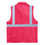 TOPTIE 50 PCS Unisex High Visibility Zipper Front Safety Vest With Collar & Pockets Wholesale