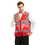 TOPTIE Wholesale Unisex US Big Mesh Volunteer Vest Zipper Front Safety Vest with Reflective Strips and Pockets, Price/50 PCS