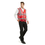 TOPTIE Unisex US Big Mesh Volunteer Vest Zipper Front Safety Vest with Reflective Strips and Pockets