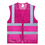GOGO Blank Unisex Volunteer Vest Safety Reflective Running Cycling Vest with Pockets