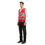 GOGO Custom Your Own Vest - Zipper Breathable Hotpink Safety Vest with High Visibility Strips