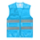 GOGO Custom Kid's Mesh Reflective Vest For Outdoors Sports, Running Safety Vest with Zipper