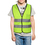 GOGO Child Reflective Safety Vest for Outdoor Sports, High Visibility Elastic and Adjustable Safety Vest for Running, Cycling, Walking, 2 Armbands Included