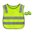 GOGO High Visibility Student Reflective Traffic Vest Best Protector for Children, Reflective Vest & 2 Armbands Included