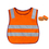 GOGO High Visibility Student Reflective Traffic Vest Best Protector for Children, Reflective Vest & 2 Armbands Included