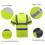 GOGO High-Visibility T-Shirt with Moisture Wicking Mesh, with Pocket