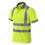 GOGO Polo Shirt Hi Vis Short Sleeve Safety Shirt with Reflective Strips