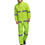 TOPTIE High Visibility Reflective Suit Waterproof Safety Rain Suit, ANSI Safety Jacket with Pants